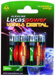 Baterie ALKALICKÉ typ AA - sada 4 kusů